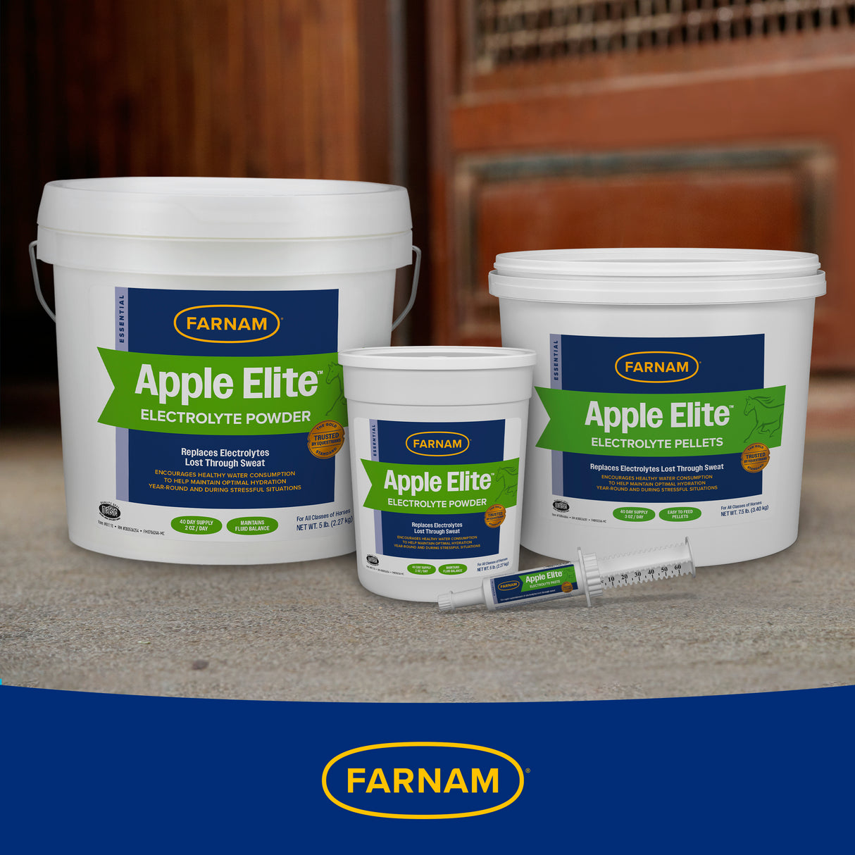 Farnam Apple Elite Electrolyte Pellets- 7.5lb