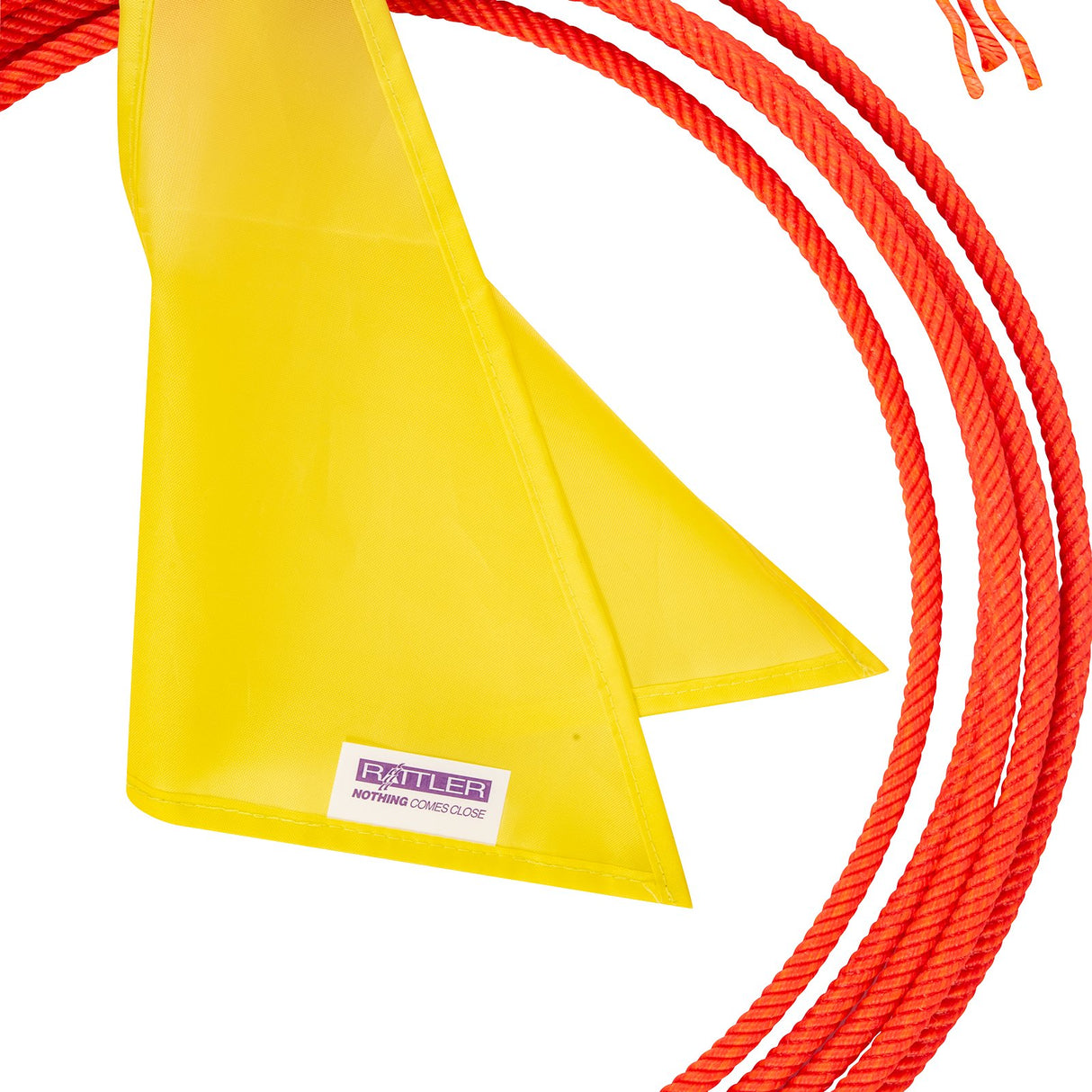 Rattler Ropes Neon Yellow Breakaway Flag- Single