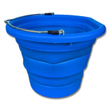 Boss Bucket Collapsible Flat Back Bucket- Cowboy Cobalt