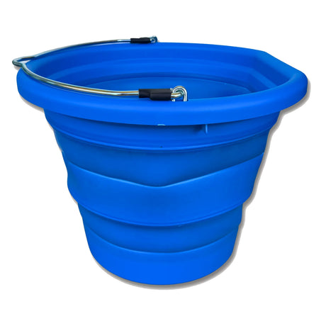 Boss Bucket Collapsible Flat Back Bucket- Cowboy Cobalt