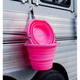 Boss Bucket Collapsible Flat Back Bucket- Neon Pink