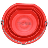 Boss Bucket Collapsible Flat Back Bucket- Red