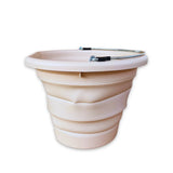 Boss Bucket Collapsible Flat Back Bucket- Sand