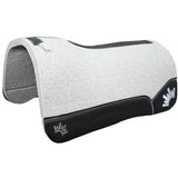 Best Ever 1" Kush Pad with Black Wear Leathers and White Crown- 32"x32"