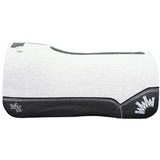 Best Ever 1" Kush Pad with Black Wear Leathers and White Crown- 32"x32"