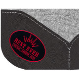 Best Ever 1" Kush Fleesar Series Saddle Pad with Black Wear Leathers- 32"X32"