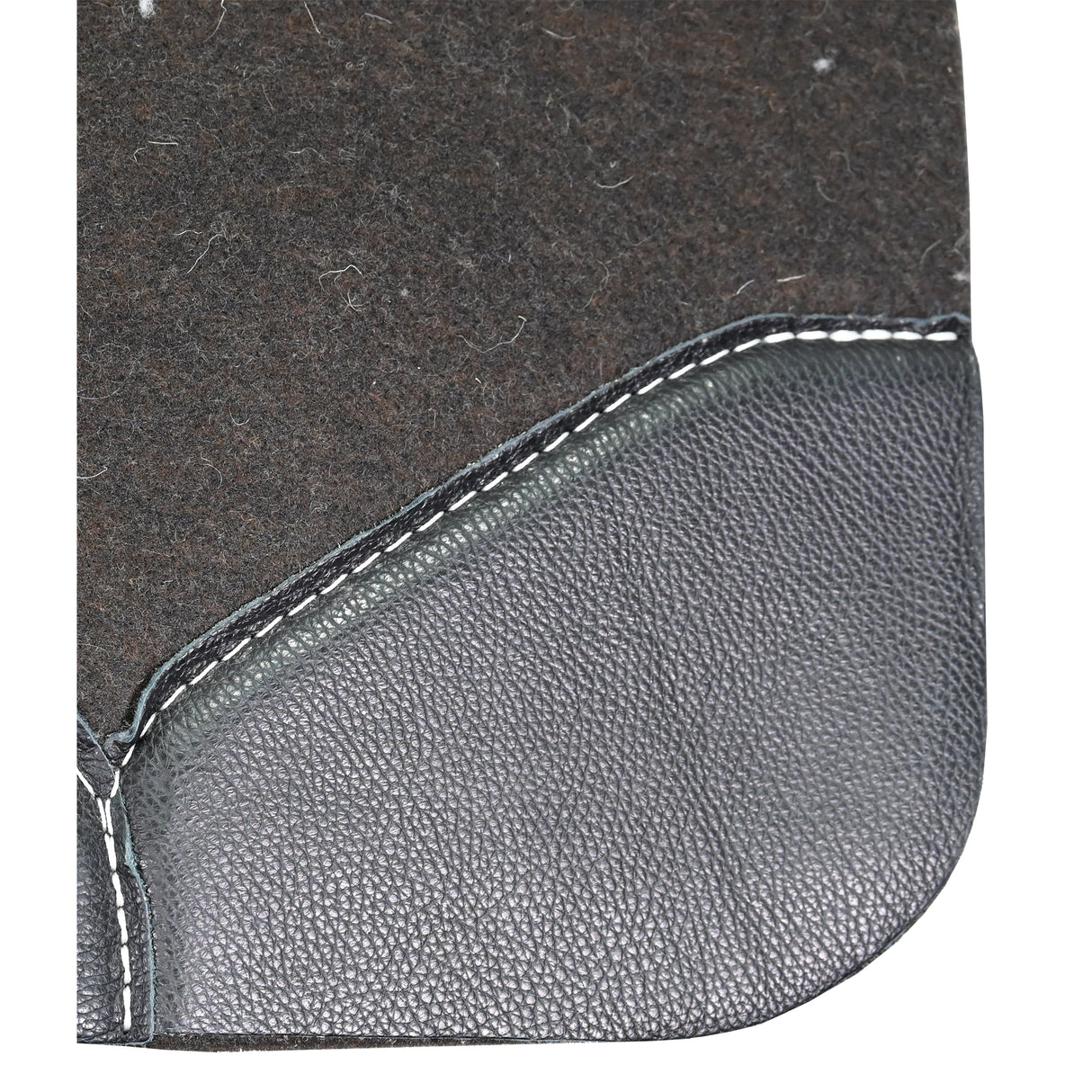 Best Ever 1" OG Saddle Pad with Black Wear Leathers- 30"x30"