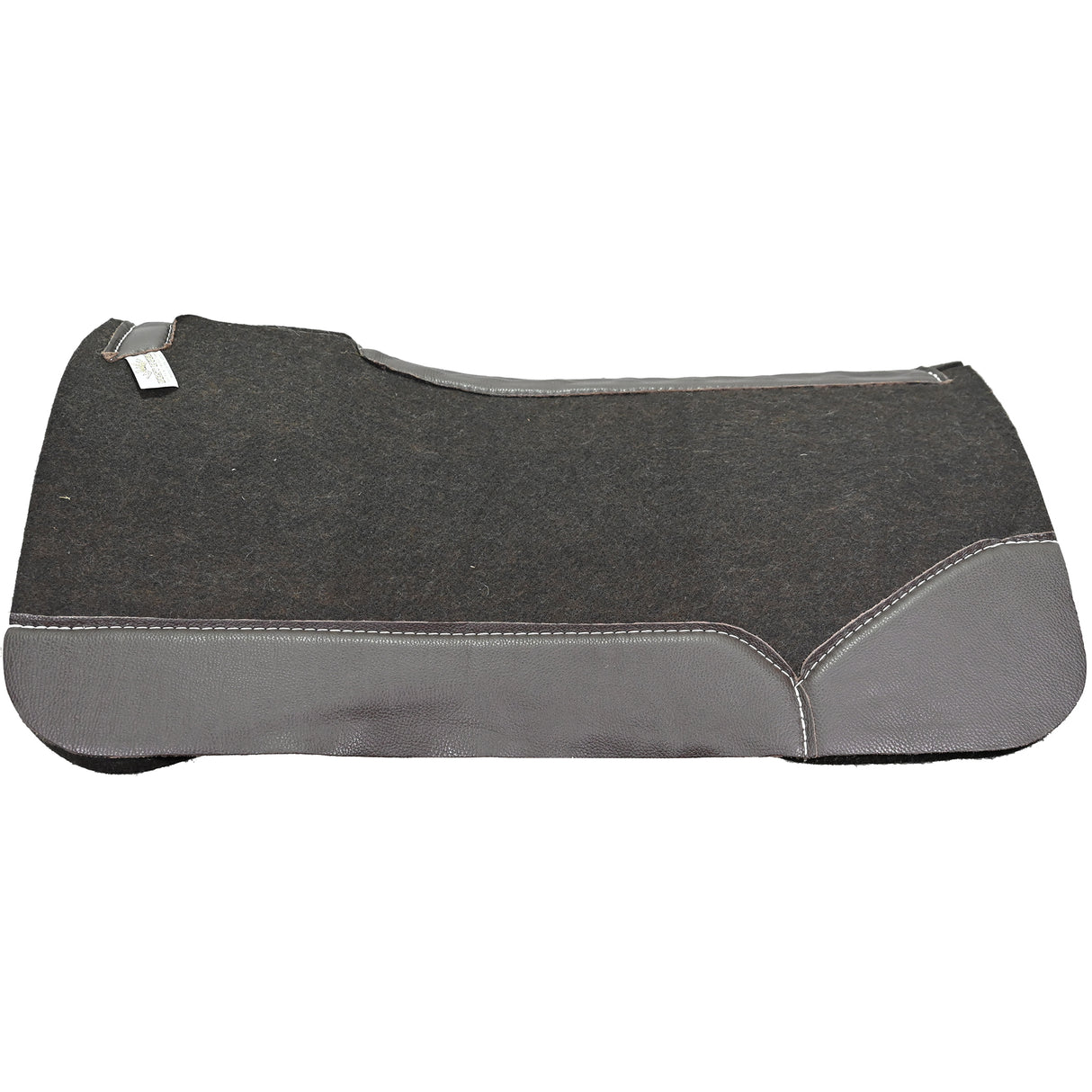 Best Ever 1" OG Saddle Pad with Brown Wear Leathers- 30"x30"