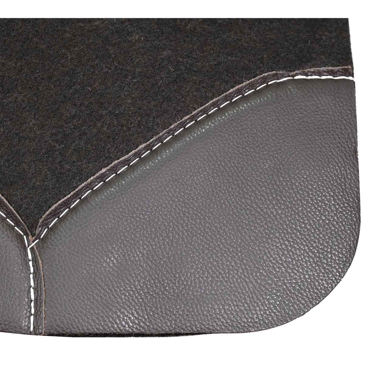 Best Ever 1" OG Saddle Pad with Brown Wear Leathers- 30"x30"