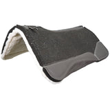 Best Ever 1" OG Fleesar Series Saddle Pad with Brown Wear Leathers- 30"x30"