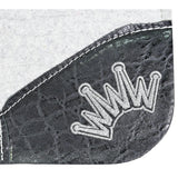 Best Ever 3/4" Kush Fleesar Series Saddle Pad with Black Elephant Wear Leathers & Dark Grey Crown- 30"X30"