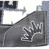 Best Ever 3/4" Grey and Black New Pueblo Navajo OG Fleesar Saddle Pad- 34"x38"