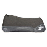 Best Ever 3/4" OG Fleesar Series Saddle Pad with Black Wear Leathers & White Crown- 30"x30"