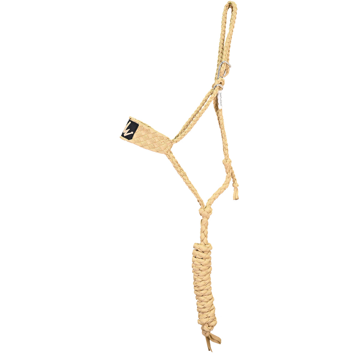 Best Ever Braided Mule Tape Halter w/ 8.5' Lead- Beige