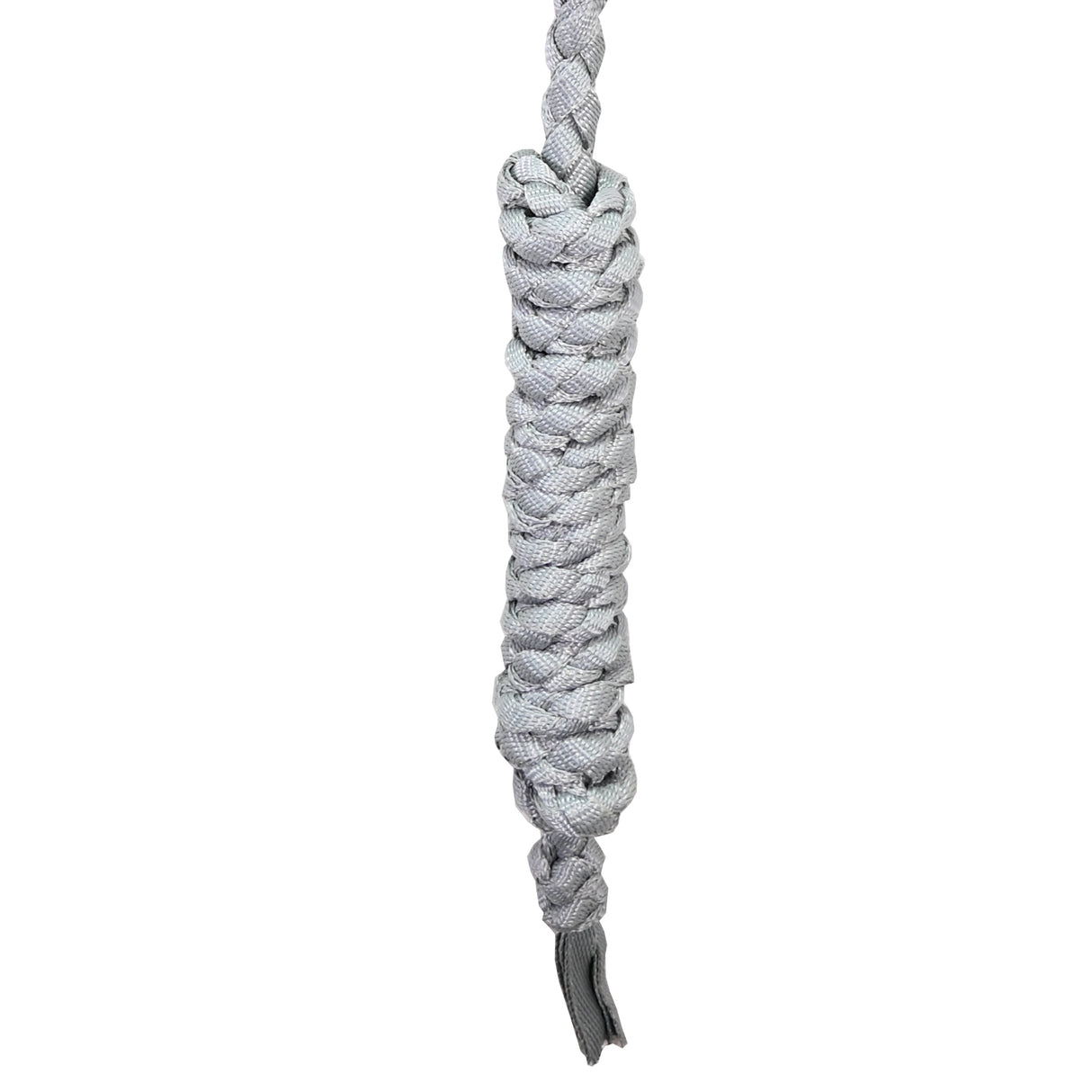 Best Ever Braided Mule Tape Halter w/ 8.5' Lead- Silver