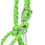 Best Ever Braided Mule Tape Halter w/ 8.5' Lead- Lime Green