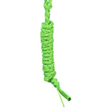Best Ever Braided Mule Tape Halter w/ 8.5' Lead- Lime Green
