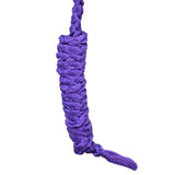 Best Ever Braided Mule Tape Halter w/ 8.5' Lead- Purple