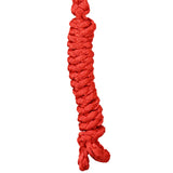 Best Ever Braided Mule Tape Halter w/ 8.5' Lead- Red