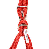 Best Ever Braided Mule Tape Halter w/ 8.5' Lead- Red