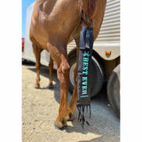 Best Ever Velcro Tail Bag- Black/Turquoise