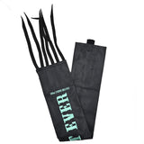 Best Ever Velcro Tail Bag- Black/Turquoise