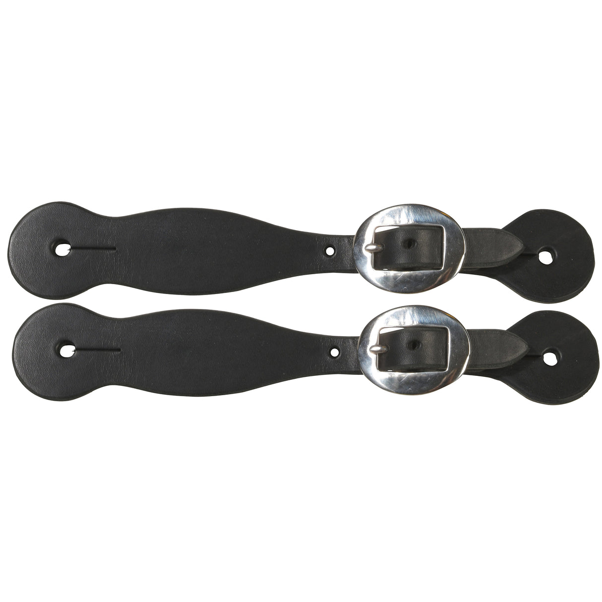 Berlin Custom Leather Women's Black Trailblazer Spur Straps