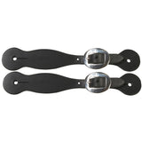 Berlin Custom Leather Women's Black Trailblazer Spur Straps