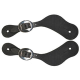 Berlin Custom Leather Women's Black Contoured Spur Straps