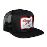 RopeSmart Black Trucker Cap with Rodeo Life Patch