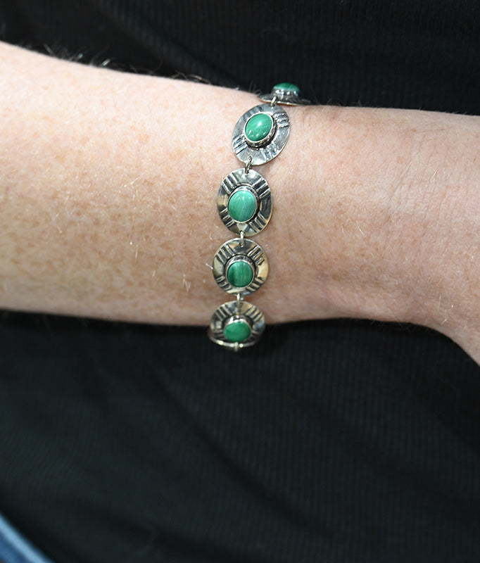 The Darcy Concho Bracelet with Stones