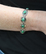 The Darcy Concho Bracelet with Stones