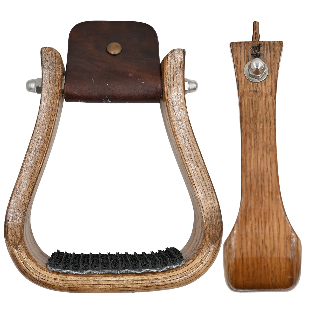 Professional's Choice Stained Wood Barrel Stirrups