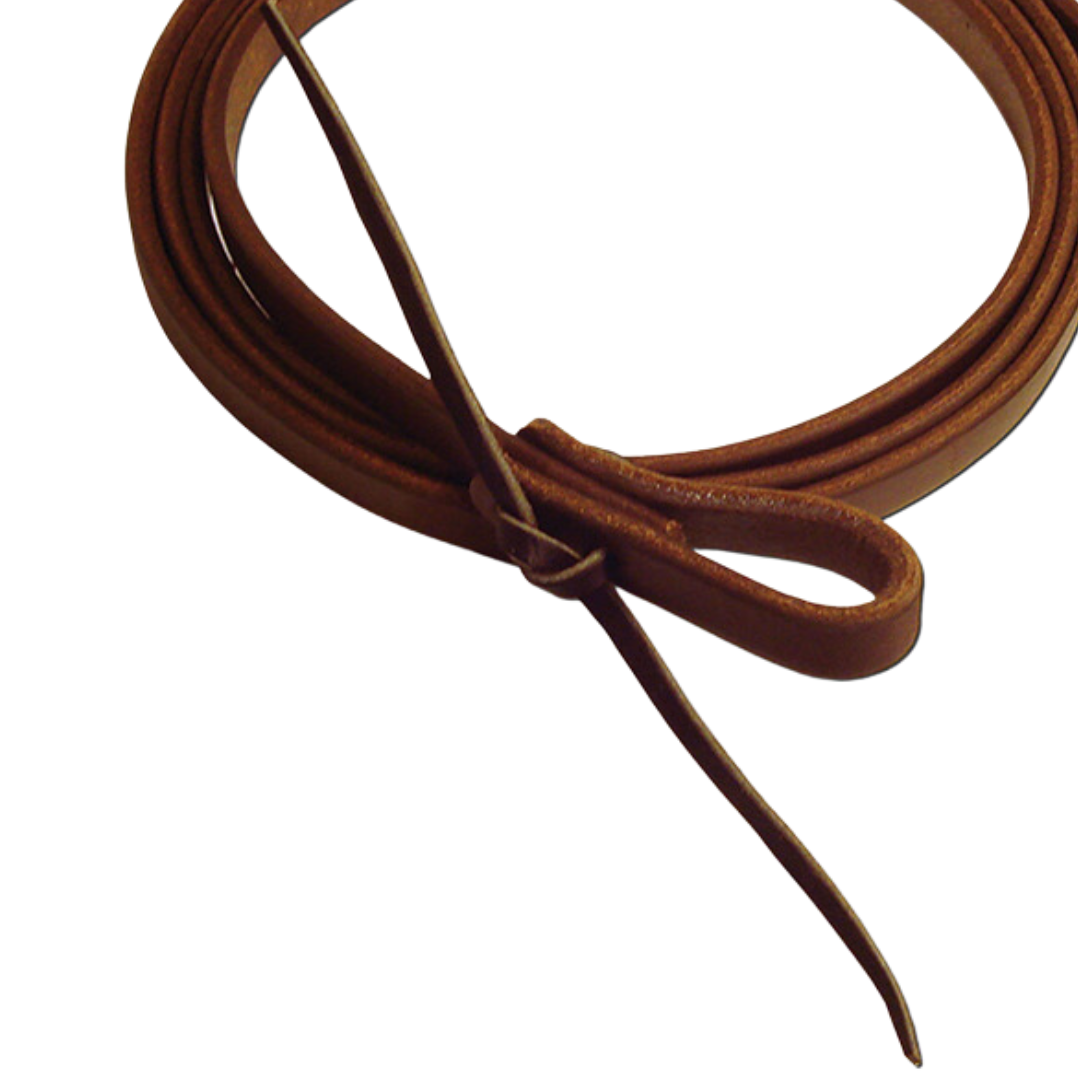 Berlin Custom Leather 1/2"x 8" Oiled Roping Reins