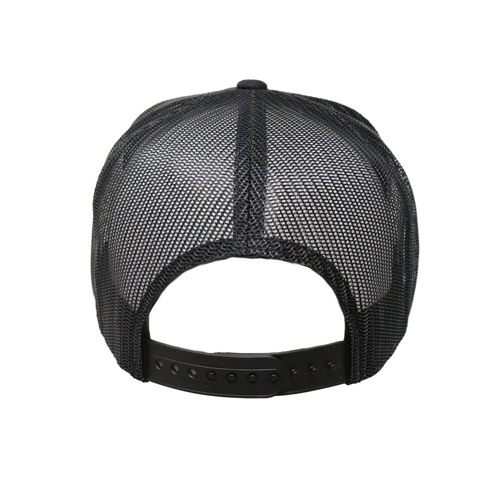 Rodeo Time Radiator Ranch Black on Black Mesh Snapback Cap
