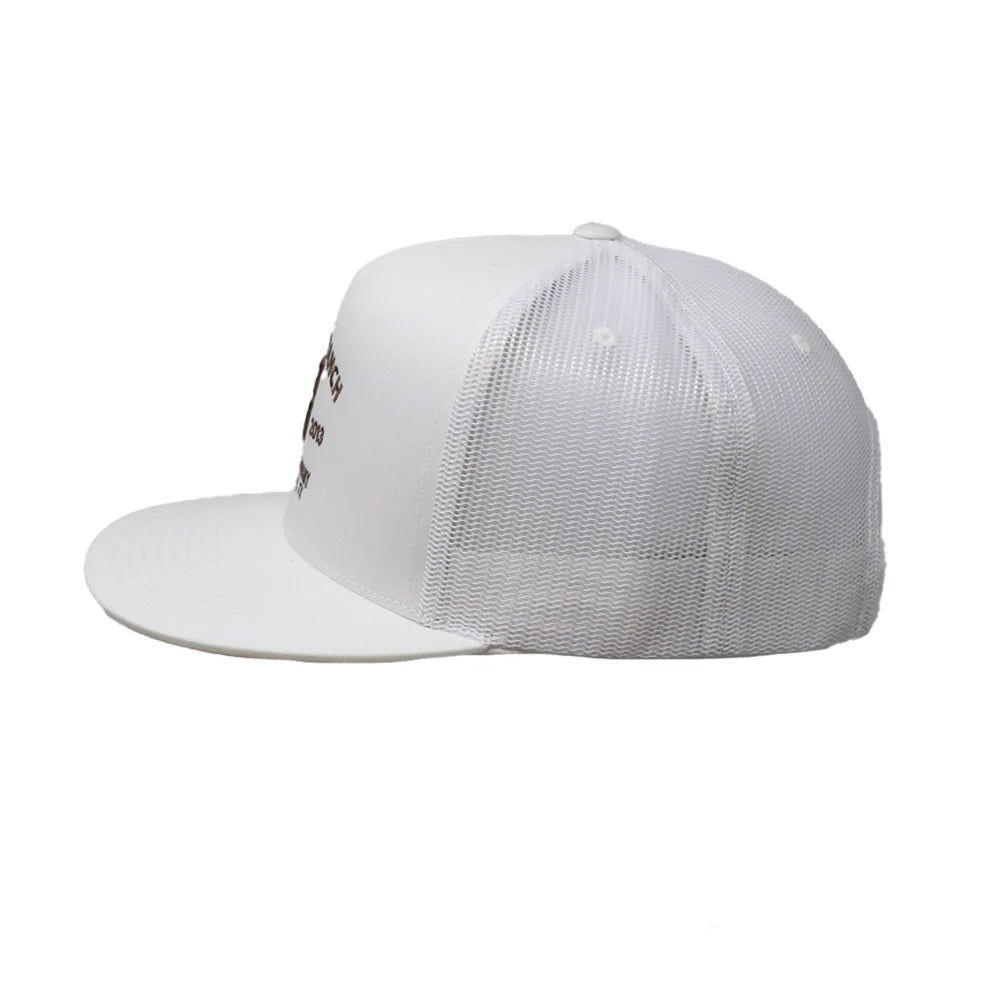 Rodeo Time Radiator Ranch White on White Mesh Snapback Cap