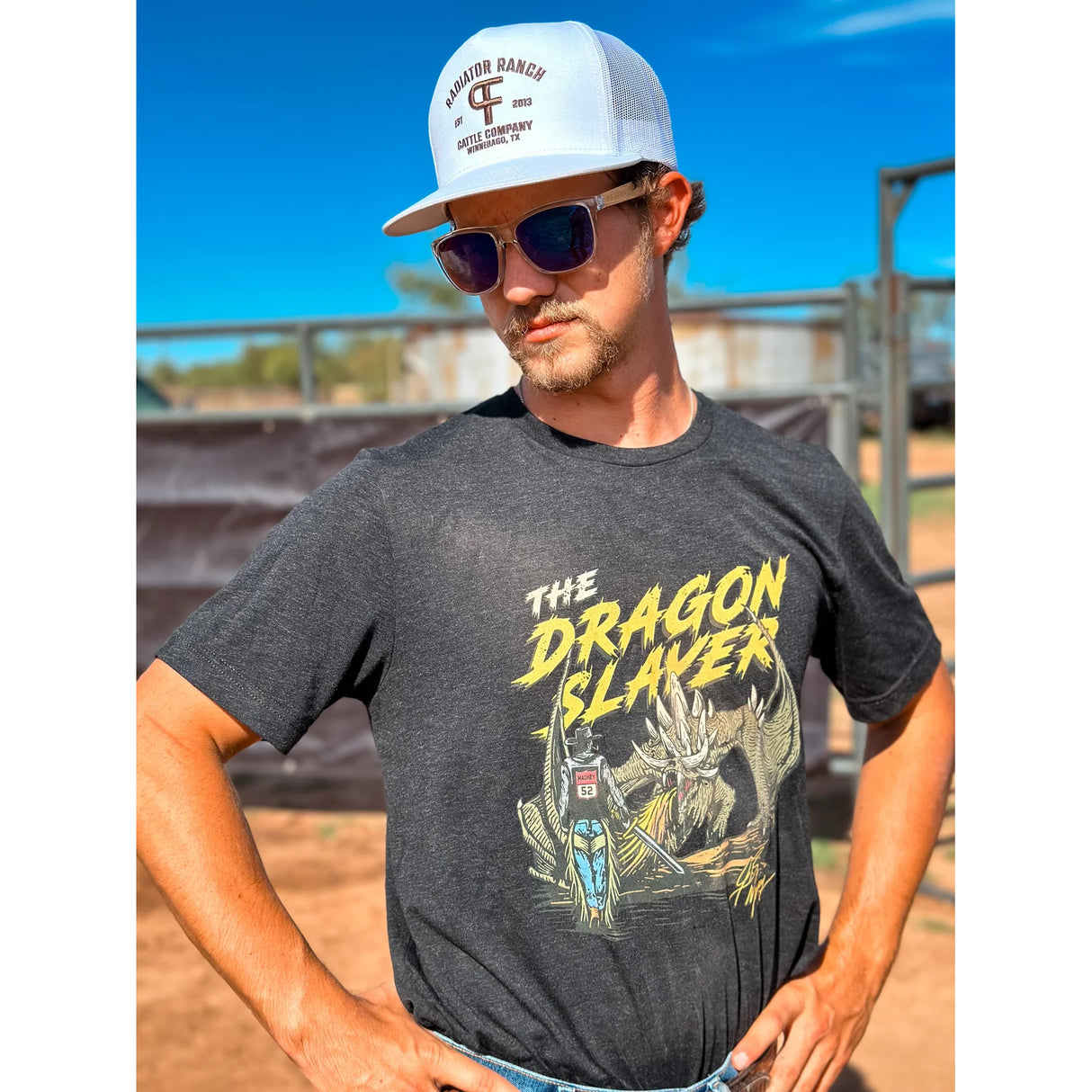 Rodeo Time Radiator Ranch White on White Mesh Snapback Cap