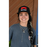 Rodeo Time Mauney Black on Black Mesh Snapback Cap