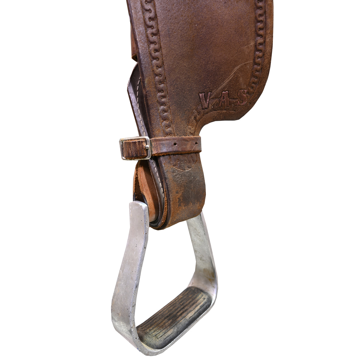 Used 13.5" Double J Pozzi Pro Racer Barrel Racing Saddle