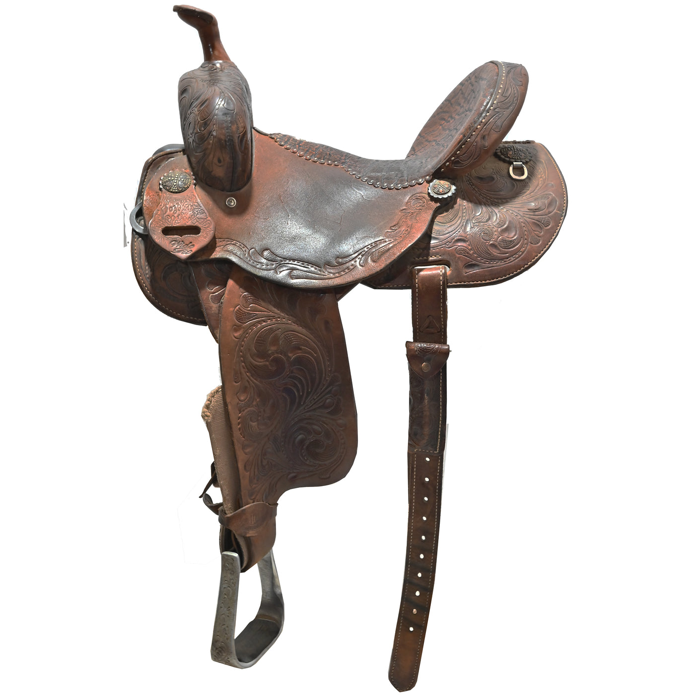 Used 13.5" Double J Barrel Racing Saddle