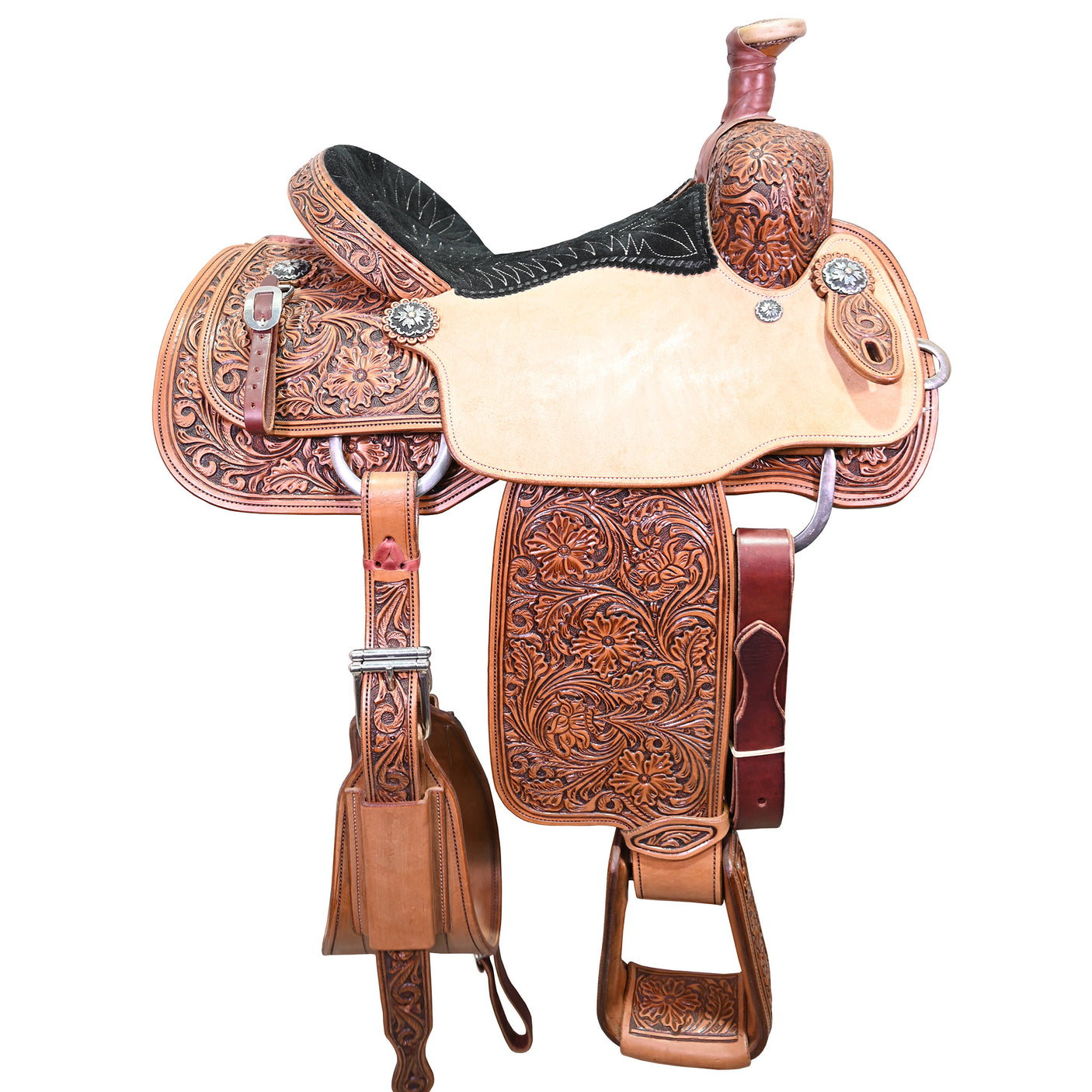 New! 14.25" Smart Horse Team Roping Saddle