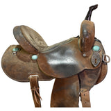 Used 14" Double J Pozzi Pro Barrel Racing Saddle