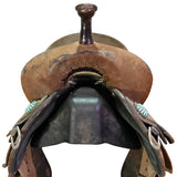 Used 14" Double J Pozzi Pro Barrel Racing Saddle