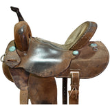 Used 14" Double J Pozzi Pro Barrel Racing Saddle