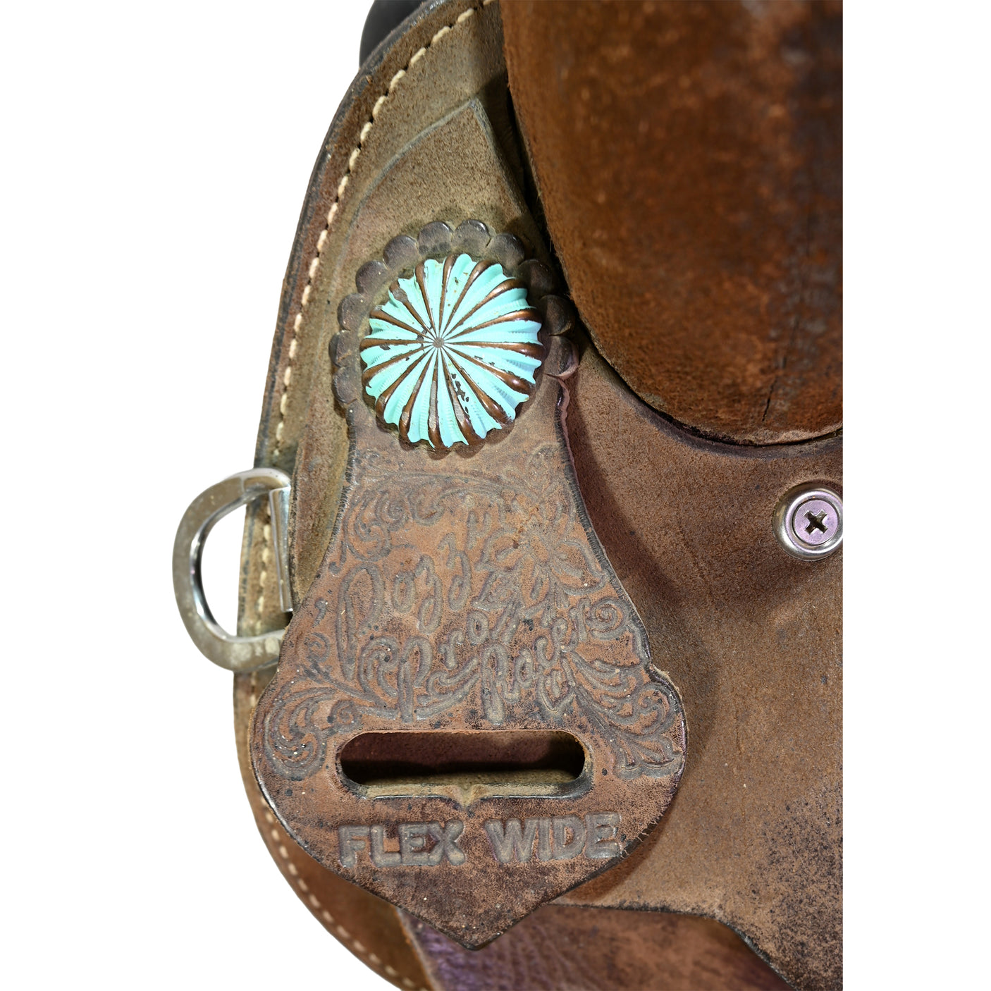 Used 14" Double J Pozzi Pro Barrel Racing Saddle