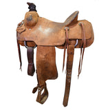 Used 14.5" Larry Clark Ranch Saddle
