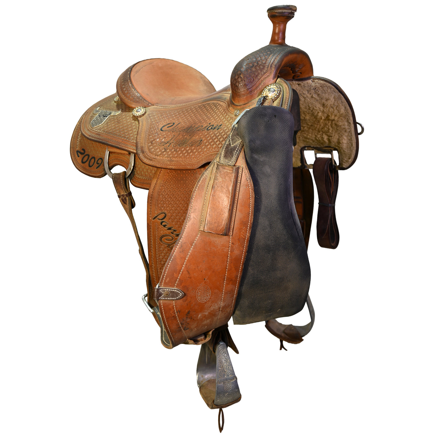 Used 14.5" Martin Trophy Team Roping Saddle