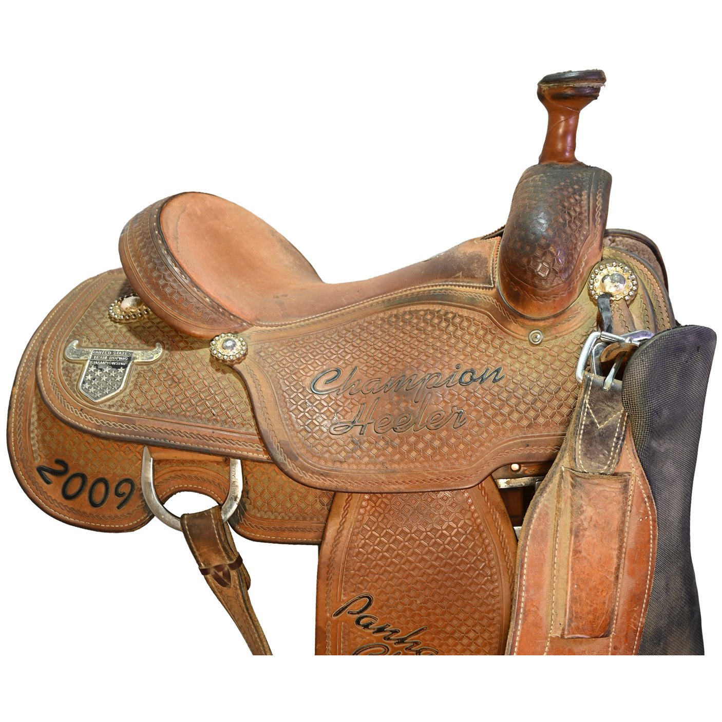 Used 14.5" Martin Trophy Team Roping Saddle