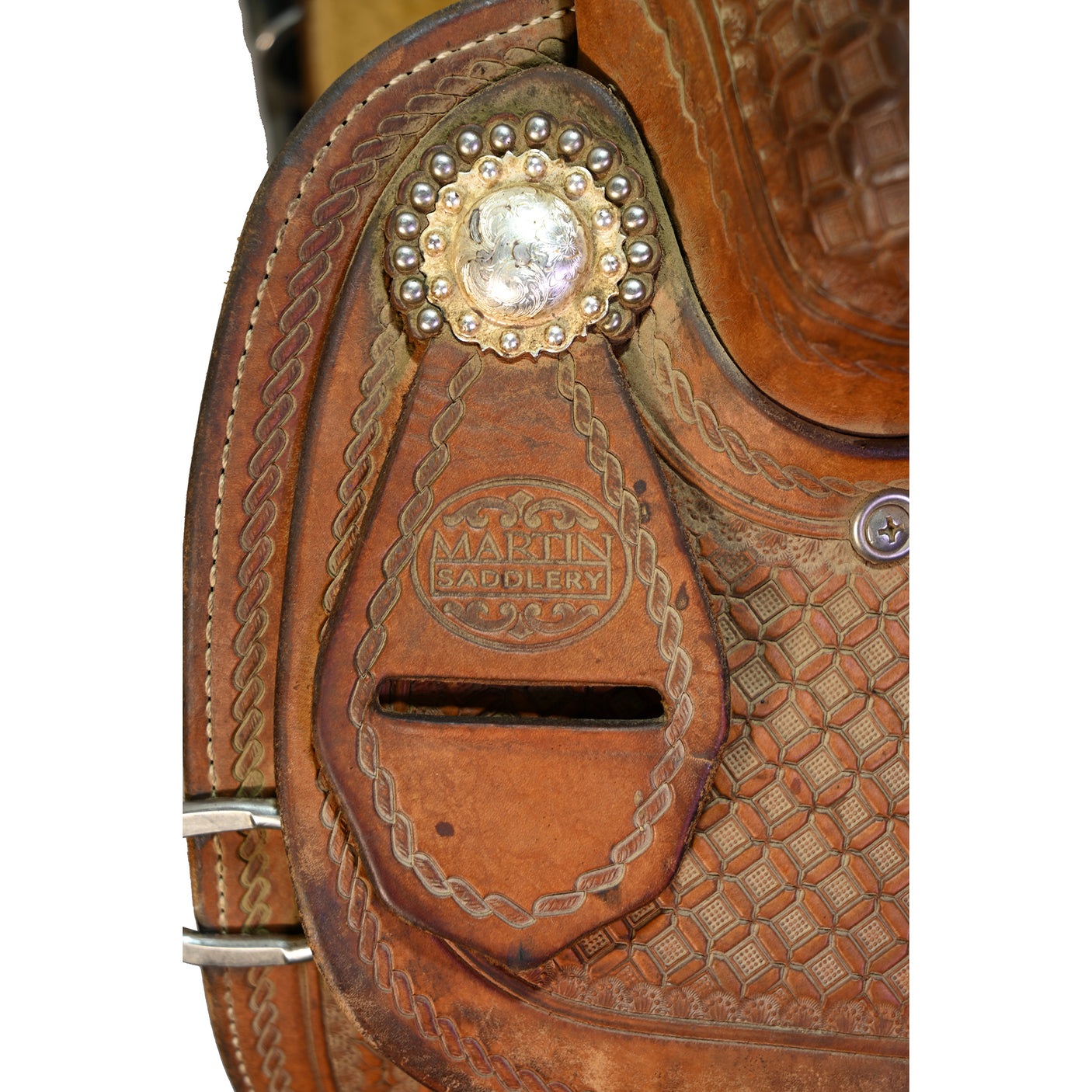 Used 14.5" Martin Trophy Team Roping Saddle