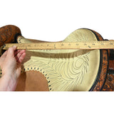 Used 14.5" Monty Reedy Team Roping Saddle